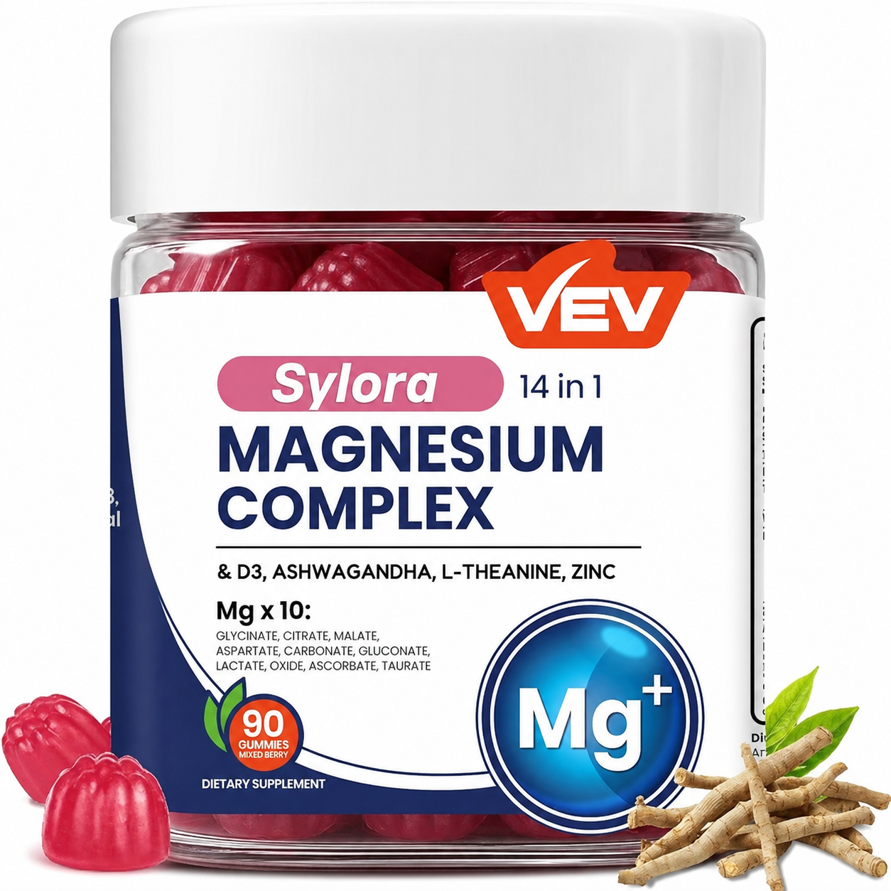Sylora 14 in 1 Magnesium Gummies