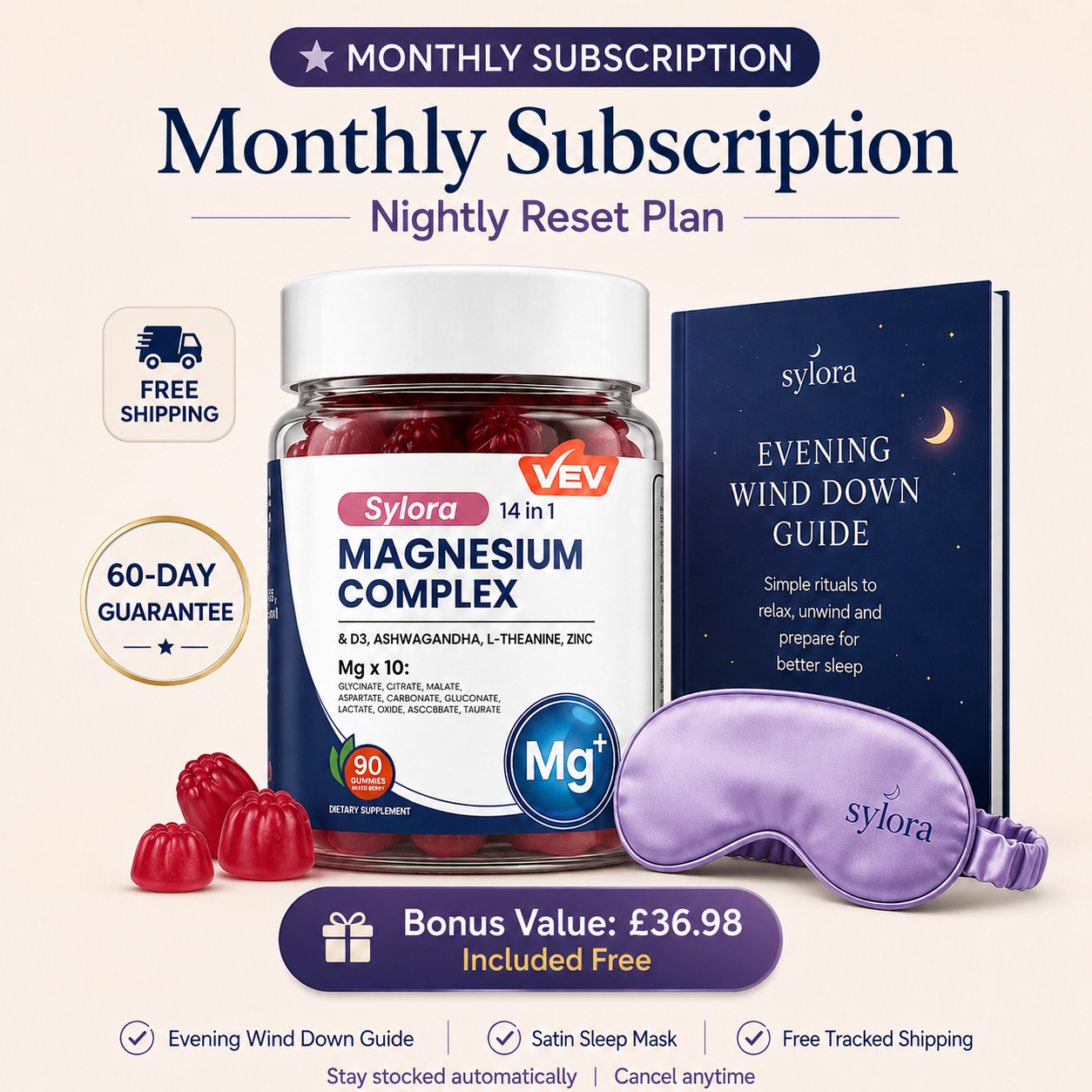 Sylora 14 in 1 Magnesium Gummies Subscription