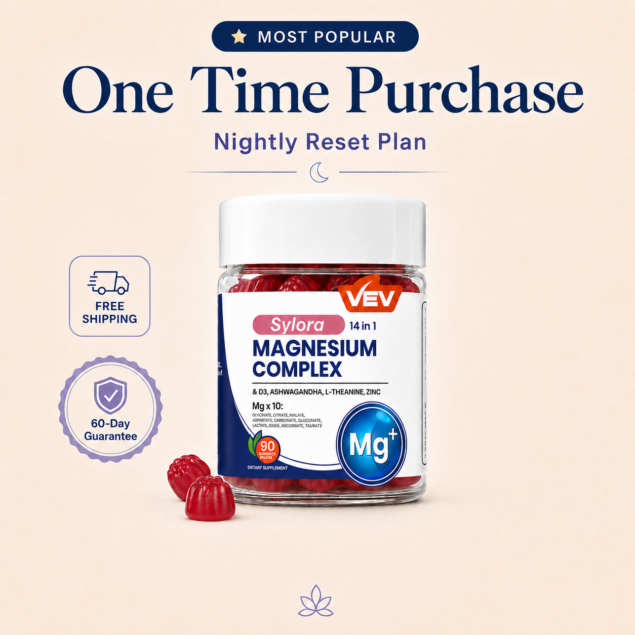 Sylora 14 in 1 Magnesium Gummies